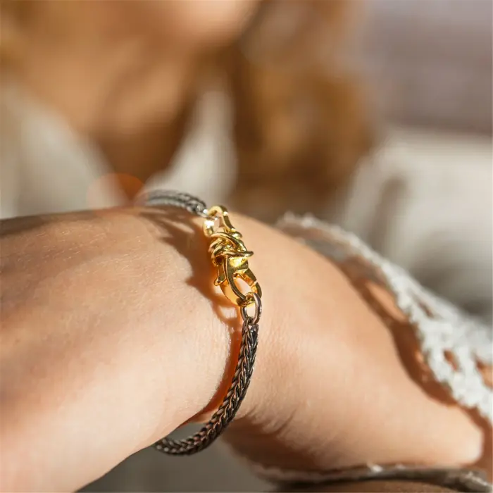 Braccale Nodo della Fortuna, placcato