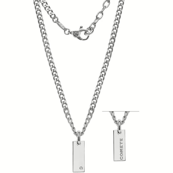 Collana pendente piastra