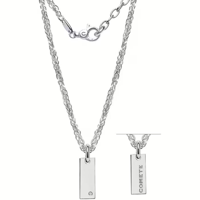 Collana pendente piastra