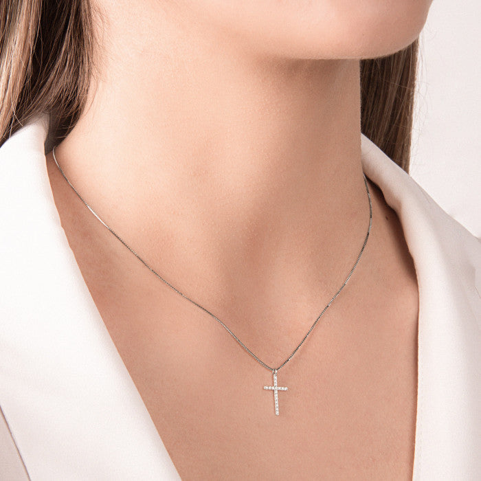 BR CROSS NECKLACE
