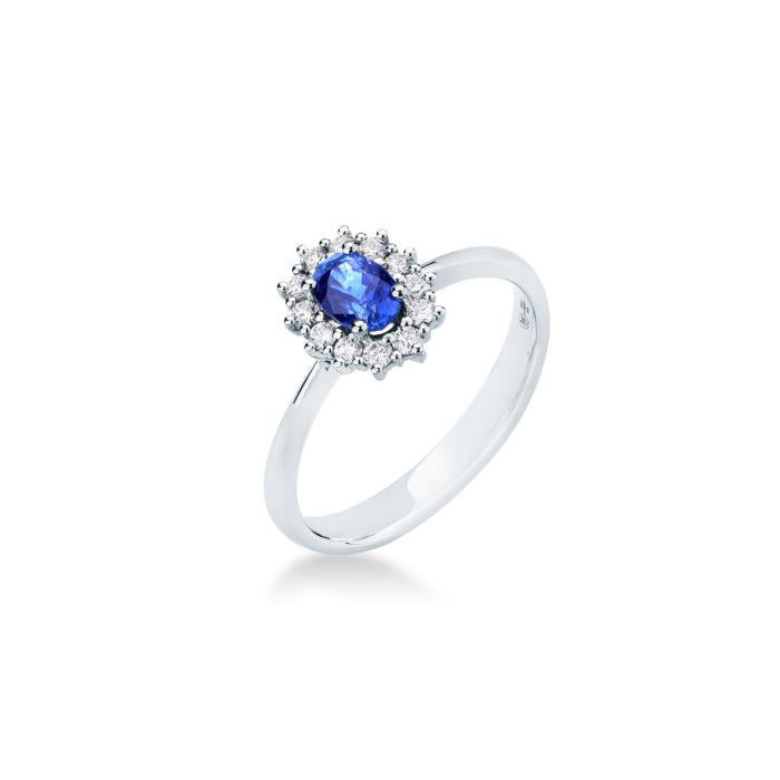 Bague saphir et laiton