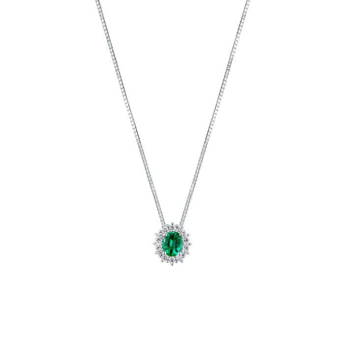 EMERALD AND BR CHOKER