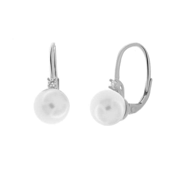 Orecchini in Argento 925 con perla