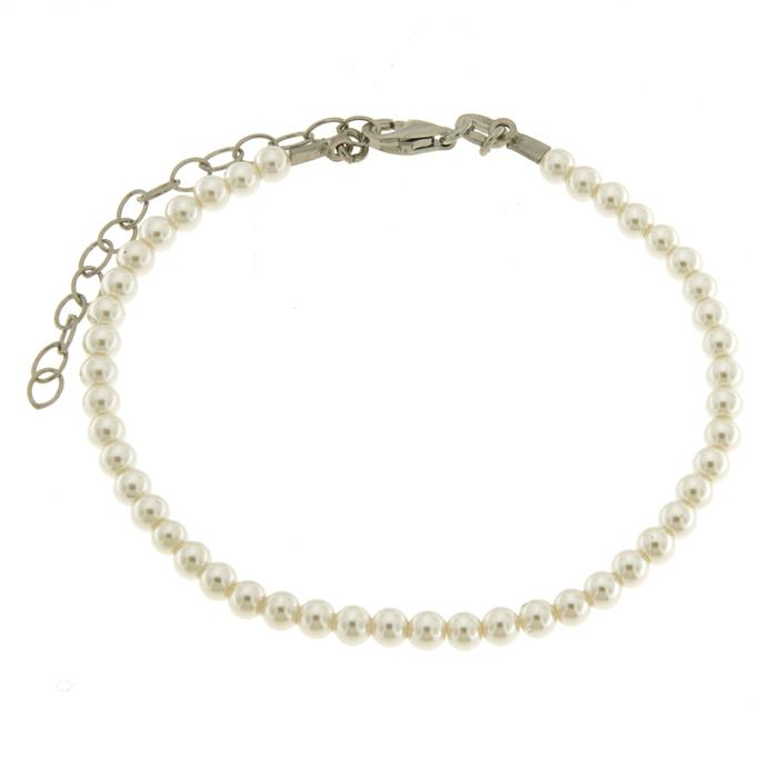 Bracciale in Argento 925 con perle