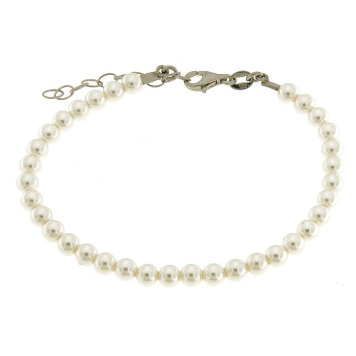 Bracciale in Argento 925 con perle