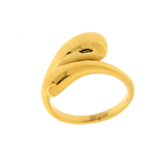 Bague en acier Contrarié Drop