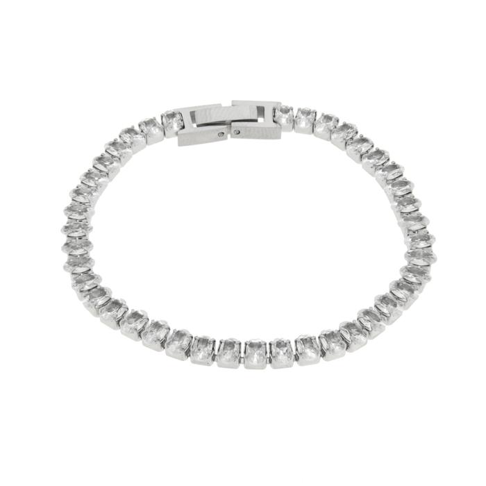 Bracciale in Acciaio con cristalli