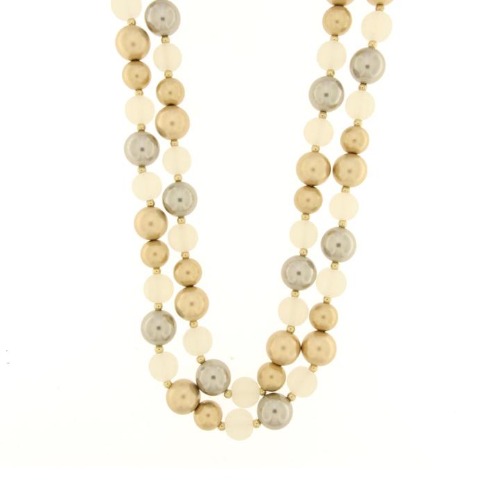 Collana in Metallo con pietre