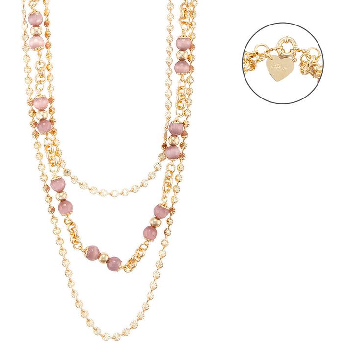 Collier œil de chat en poudre