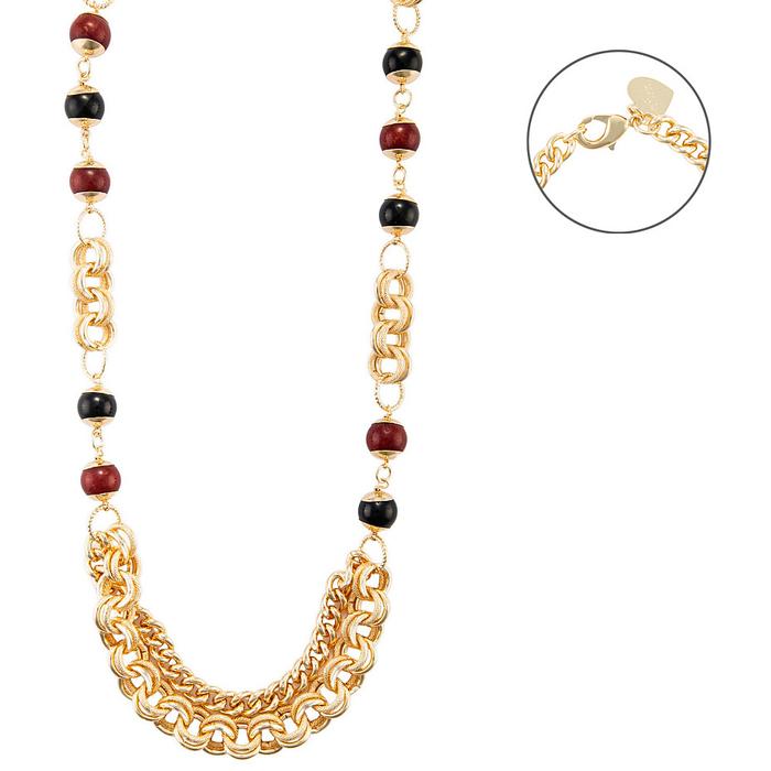 Collier Jade Corail Onyx