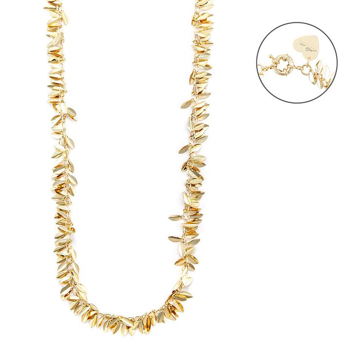 Collier de feuilles jaunes