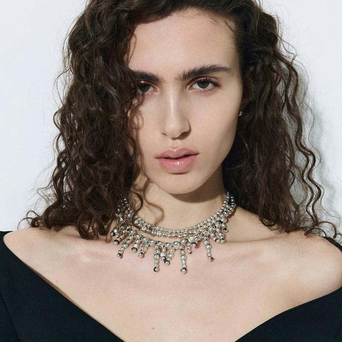 COLLANA MINI PEPITA ARGENTO