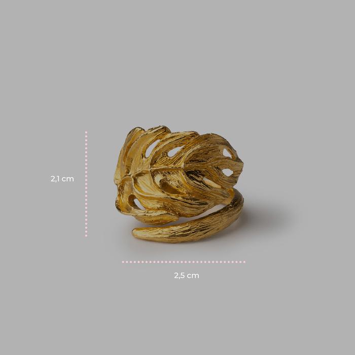 Anello Gold Monstera