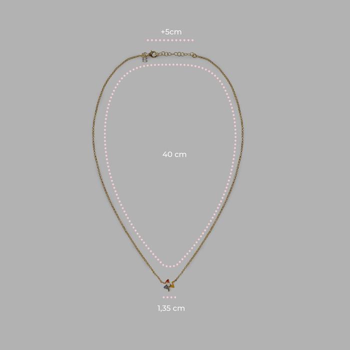 Mini Trinacria Gemma Necklace