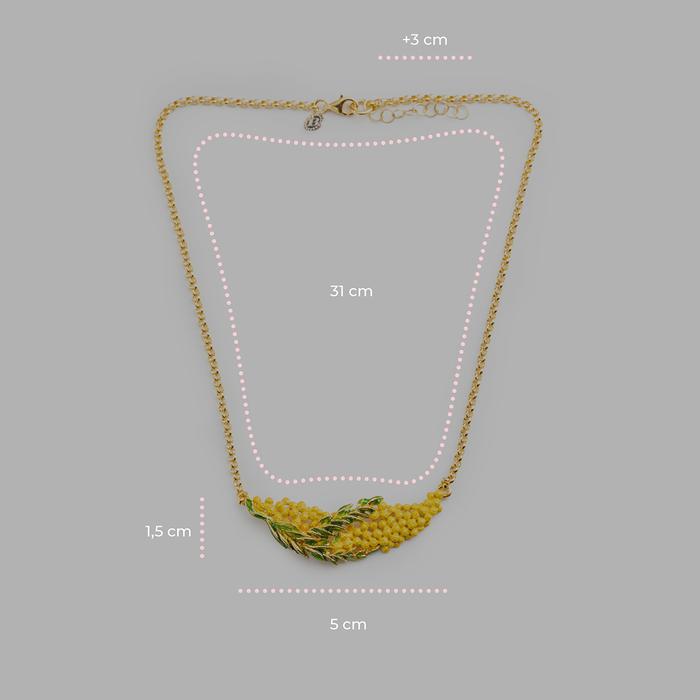 Mini Mimosa Necklace