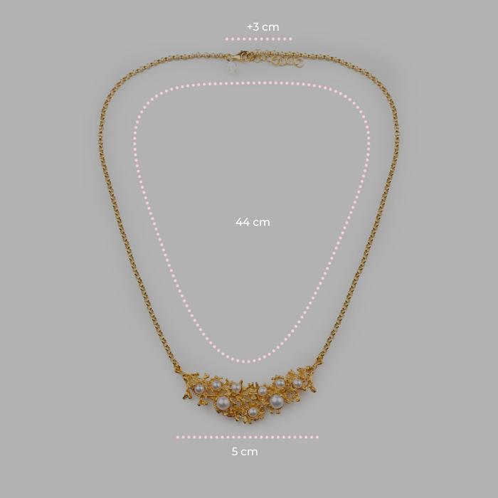 Mini Collier Gold Rami di Perle
