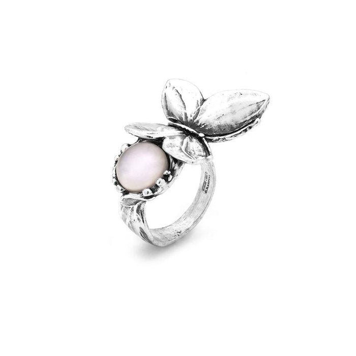 Grande bague papillon