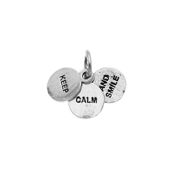Charm "keep calm and smile"