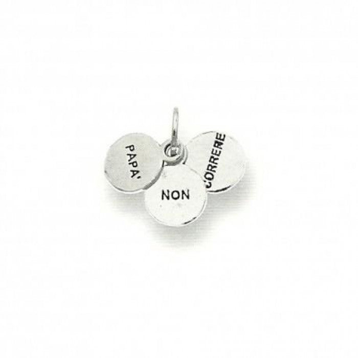 Charm "papà non correre"