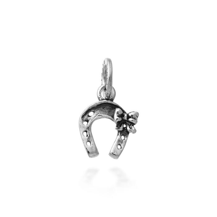 Charm Ferro Di Cavallo Fiocco