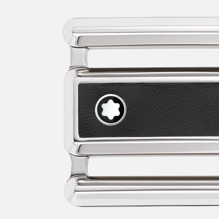 30mm Black/Brown Leather Reversible Belt