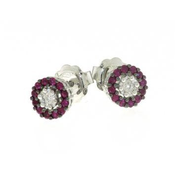 Ruby and br earrings