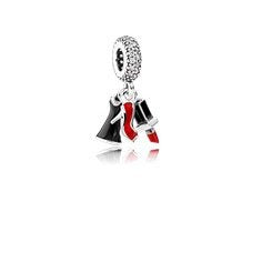 High Heels, Dress and Lipstick Pendant Charm