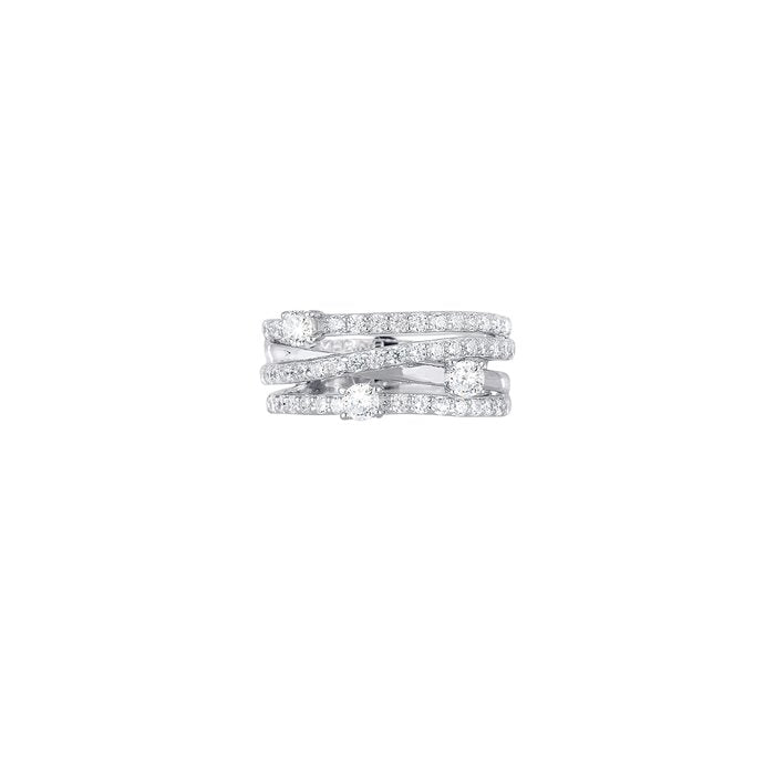 Zirconia band ring