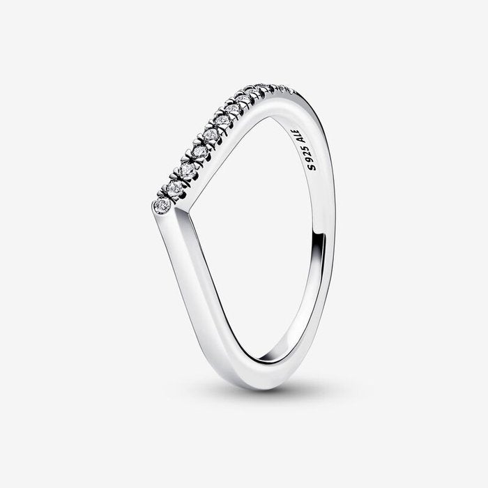 Asymmetric Sparkling Wish Ring
