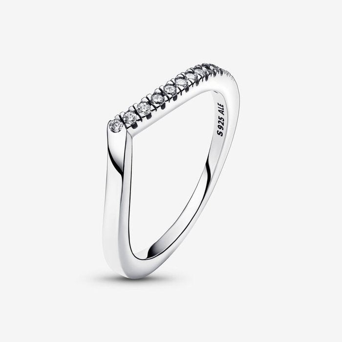 Asymmetric Sparkling Wish Ring