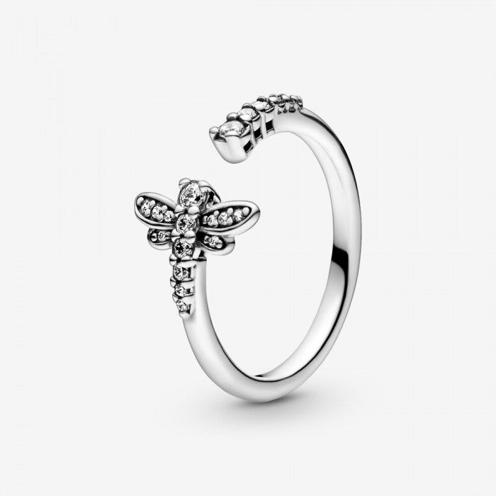 Anello aperto Libellula scintillante