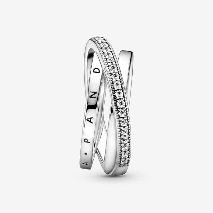 Bague Lignes Entrelacées