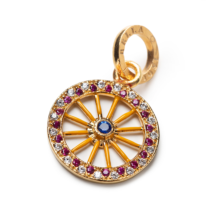 Breloque roue Lapilli