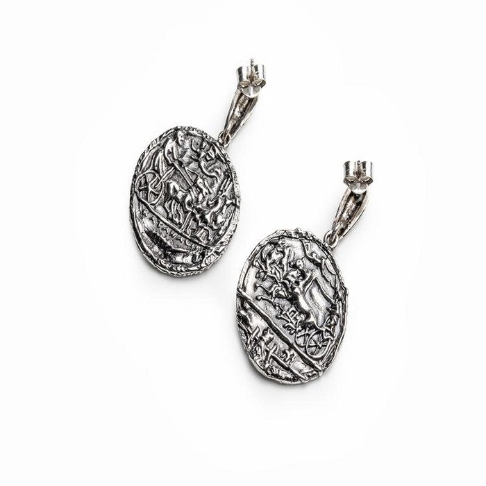 Orecchini Monete Katanè/Syracusai Nude