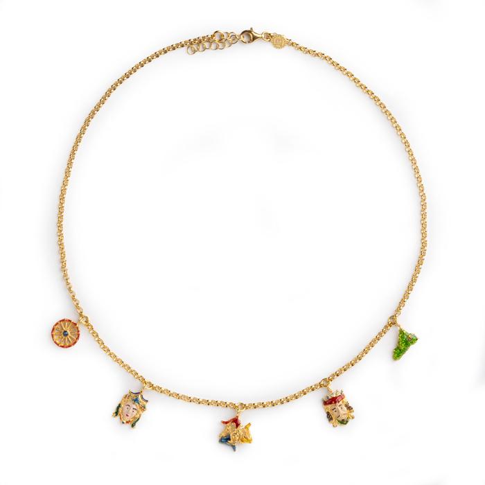 Collana Girocollo Sicilia