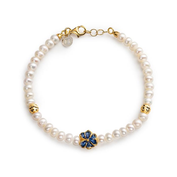 Mini Violet Pearl Bracelet