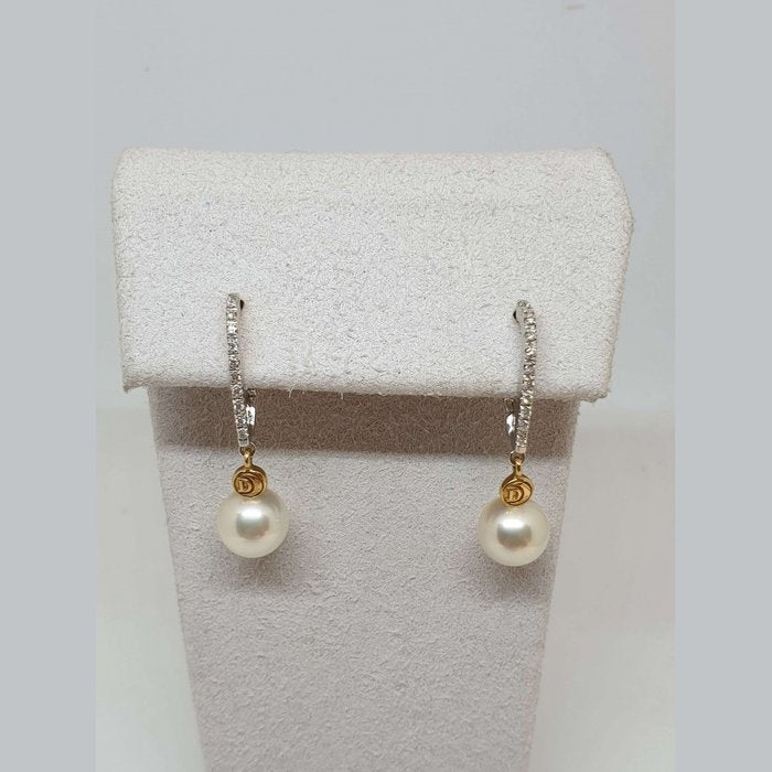 Boucles d'oreilles en perles et laiton
