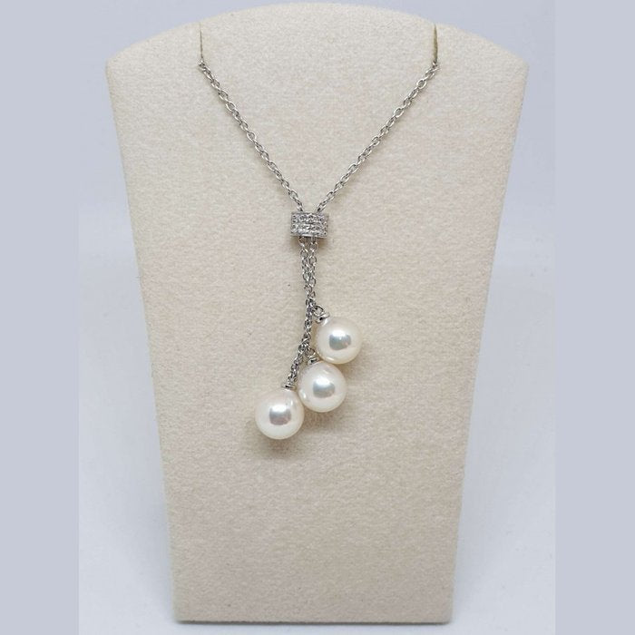 Collier ras du cou avec perles et bracelet
