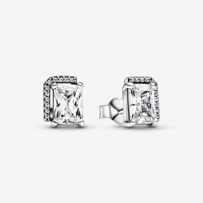 Rectangle Light Point Earrings