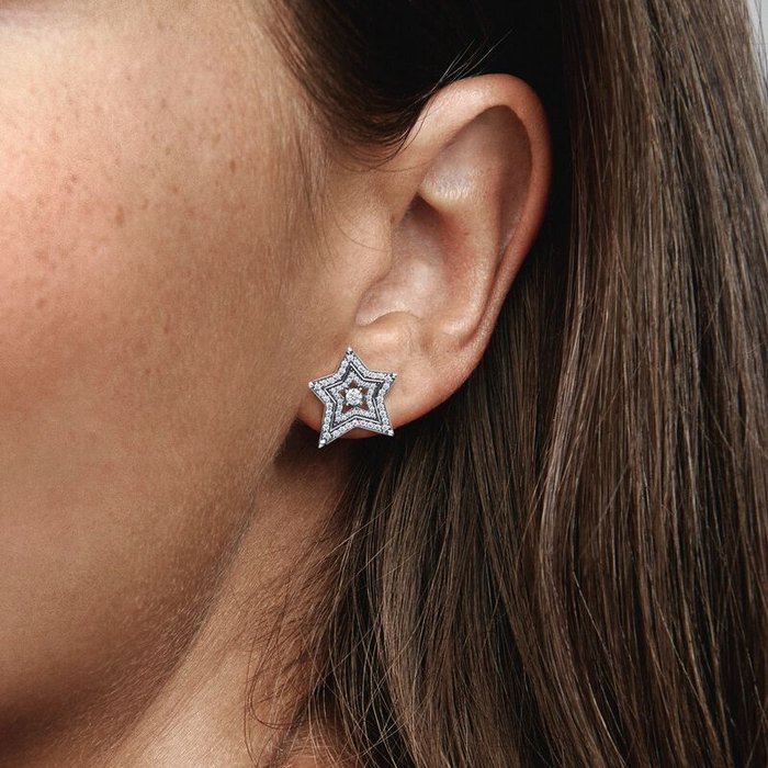 Asymmetrical Star Earrings