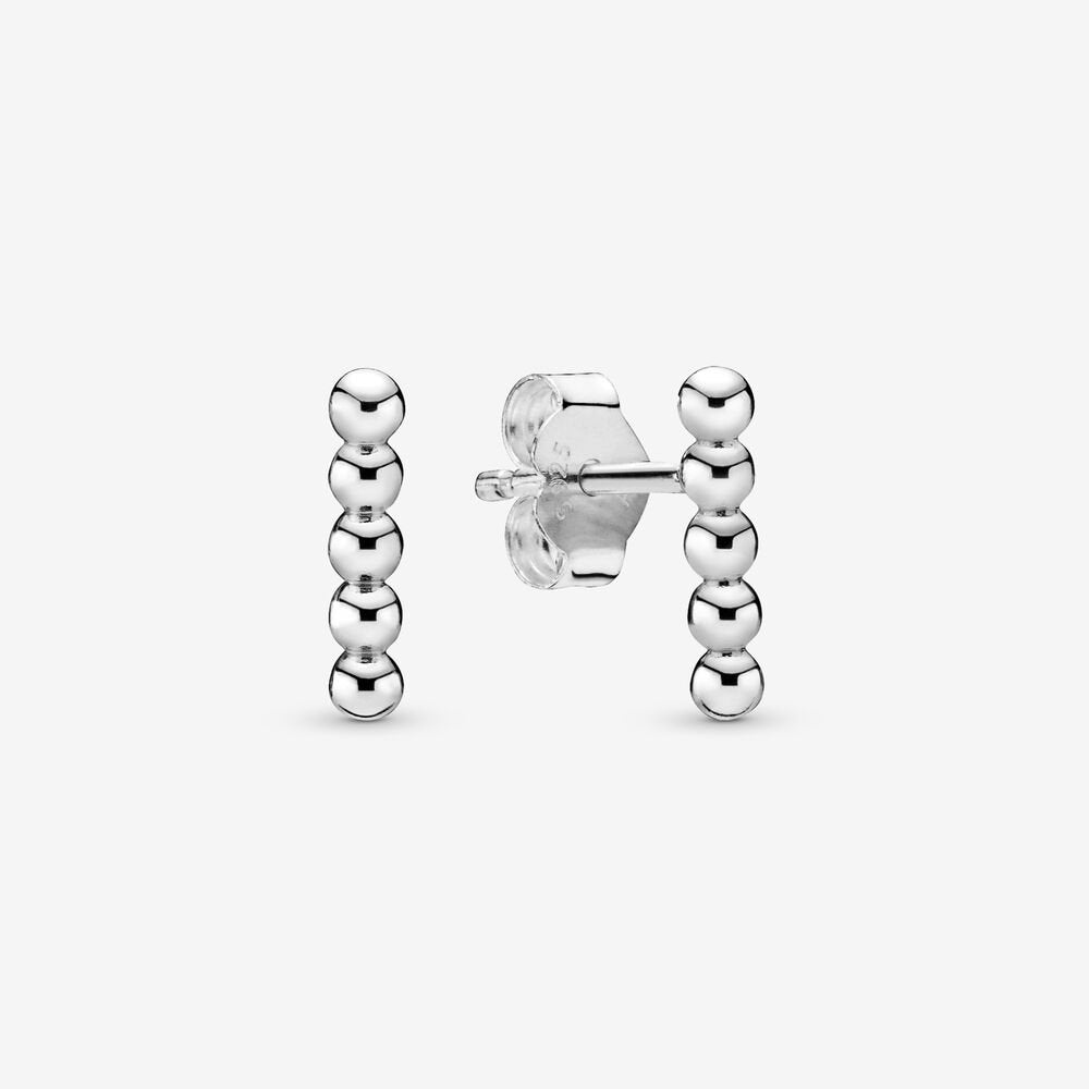 Purely Pandora Sphere Lines Stud Earring