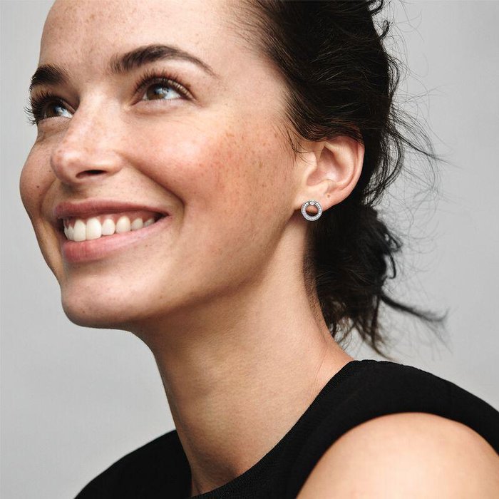 Sparkling Hoop Earrings