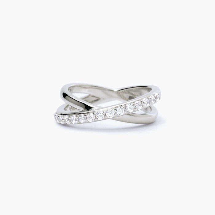 Anello fasce incrociate TOUJOURS