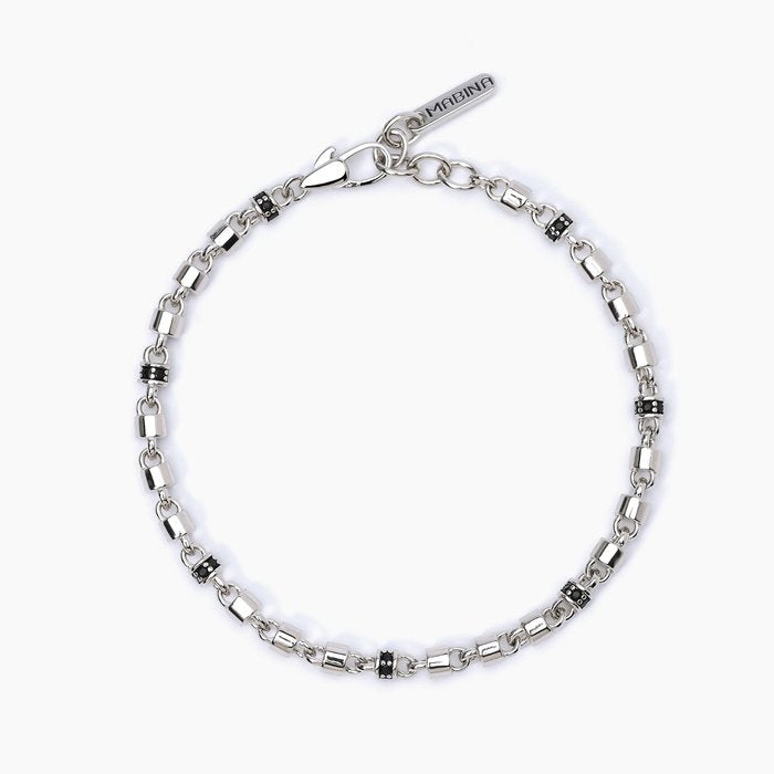 Bracelet en maille cylindrique MILLIONAIRE