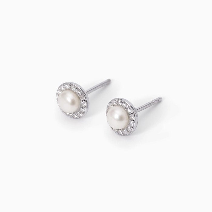 Boucles d'oreilles à tige en perles de culture MILANESIENNE