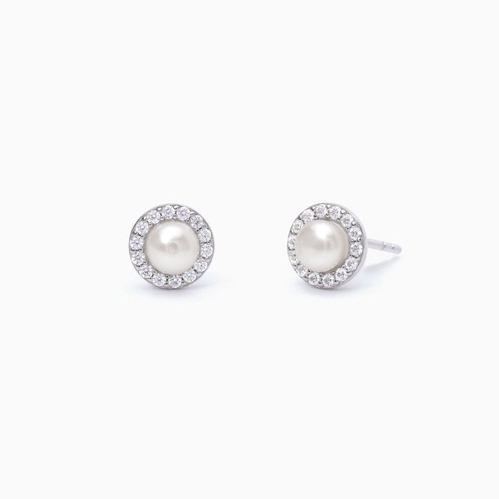 Boucles d'oreilles à tige en perles de culture MILANESIENNE