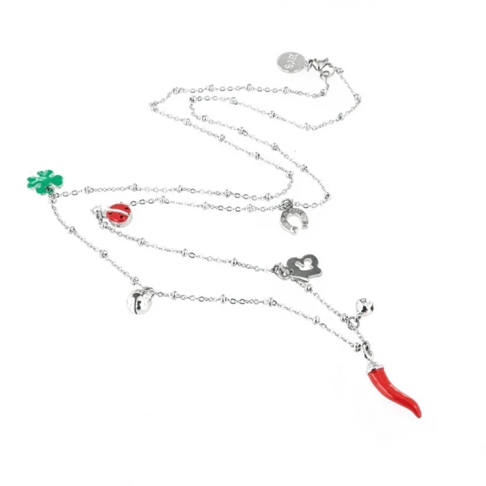 Collana con ciondoli scaramantici