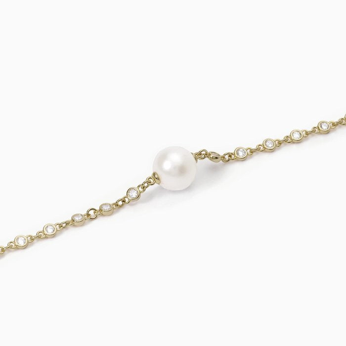 Bracciale dorato con perla DUCHESSA