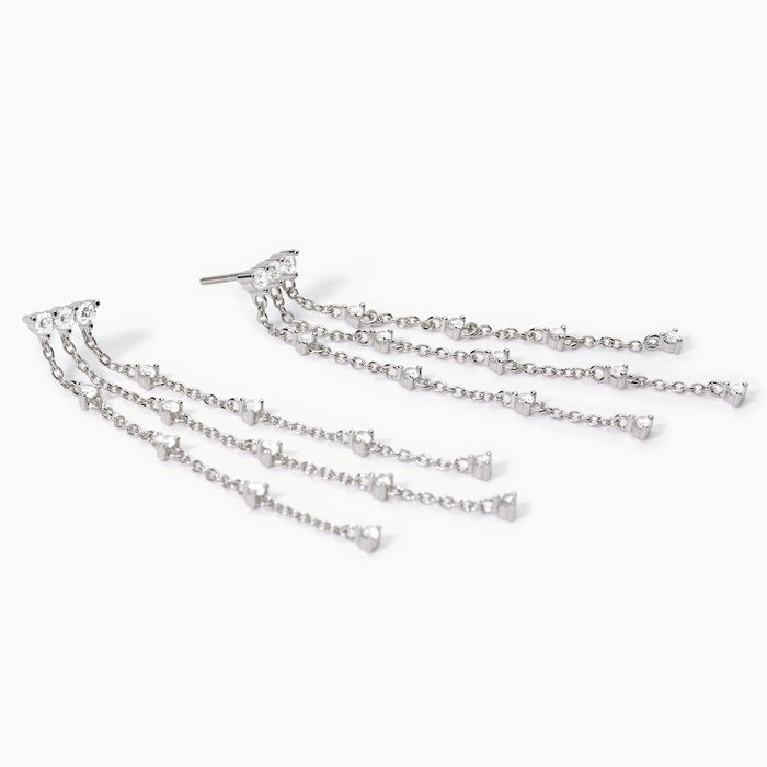 Orecchini pendenti con catena LONG NIGHT
