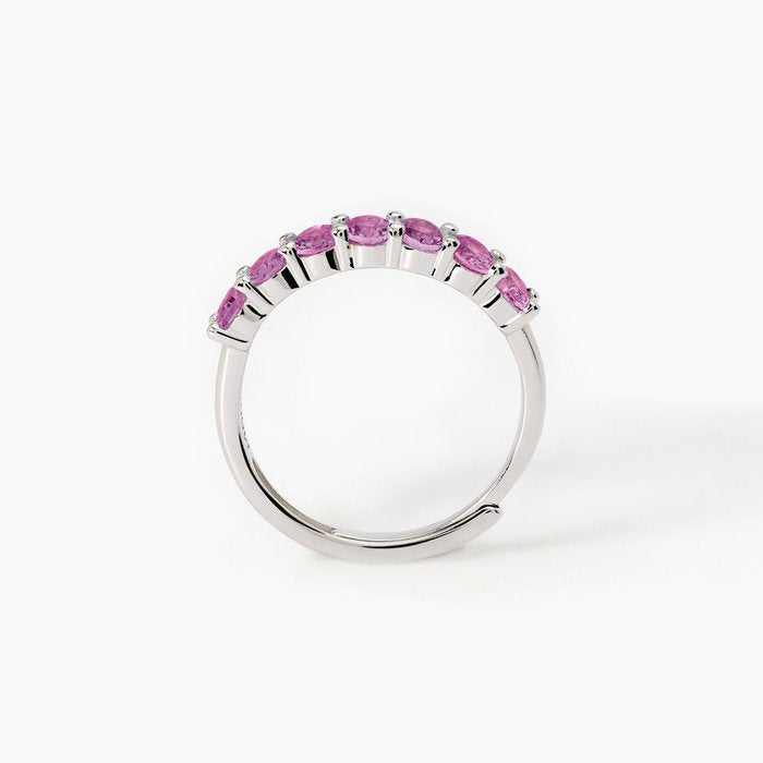 FESTIVAL synthetic tourmaline silver ring